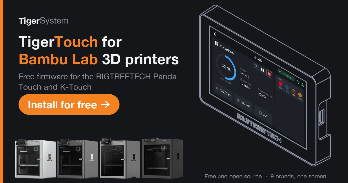 Tiger Touch: bambu lab