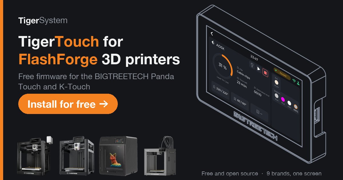 Tiger Touch: flashforge